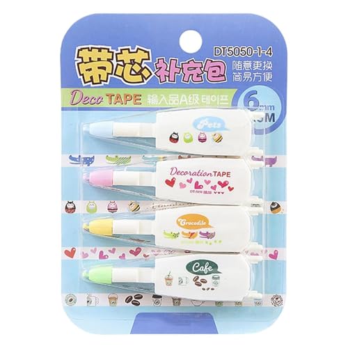 Caneta de de bolso, s de correção decorativas | Caneta de carimbo de desenho animado | de correção f