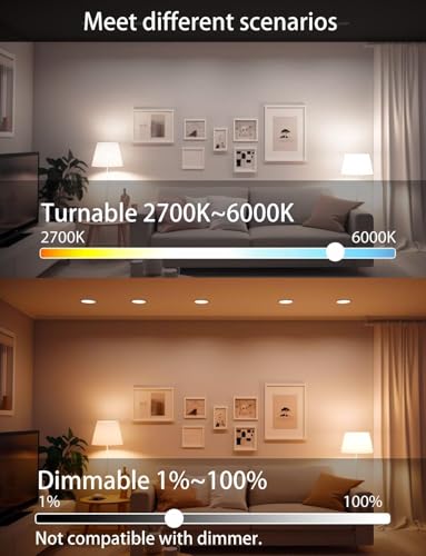 iLC LED Alexa Light Bulbs B22, Smart Bulb, Work with Alexa (Echo Devices Required), Bayonet 2700K-6000K Turnable (4 Packs) - Image 5