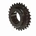 Browning D40P26 Roller Chain Sprockets, Split Taper, Bushed, Hardened Steel, 2 Strand, 40 Pitch, 26 Teeth