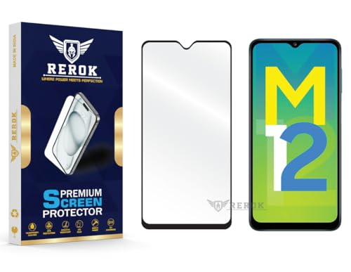 Image of Gorilla Tempered Glass Screen Protector Compatible with Samsung Galaxy M12 [Pack of 1] | Edge-to-Edge, Bubble-Free, Case Friendly, Easy Installation Kit