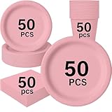 Serves 50 | Complete Party Pack | Light Pink | 9