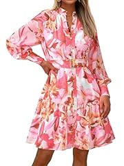 Pink Rust Red Floral