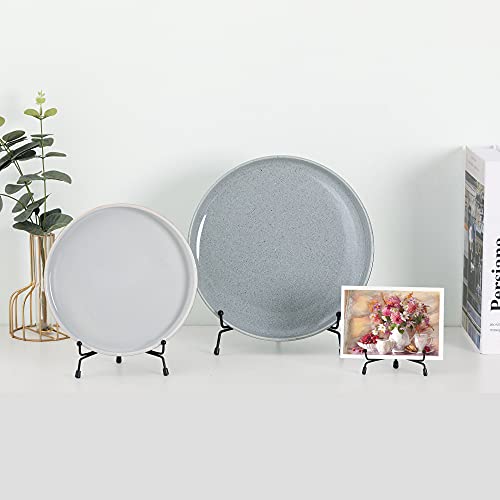 Artliving Plate Stands For Display - Iron Easel Stand Plate Holder Display Stand Picture Frame Stand For Pictures | Photo|Decorative Plate |Dish | Tabletop Art -(6 Pieces-4Inch+6Inch+8Inch) #TOP4