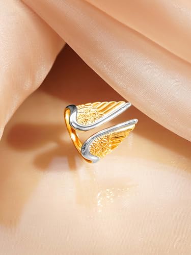 Image of 18K Gold Plated Statement Ring for Women | Stylish Classy Rings | Waterproof and Anti Tarnish Jewellery | Rakhi Gift for Sister | Gifts for Women | 1 Year Warranty*