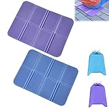 Esterilla Plegable, Picnic and Playa(Morado y Azul)