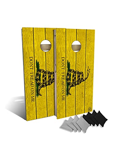 Slick Woody's Signature Cornhole Board Set With 8 Cornhole Bags, Retractable Legs And Back Bounce Brace, Premium Regulation Size #TOP24