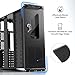 4U Server Chassis, Server Case with Hard Drive Bays and 7 PCI Slots, Rackmount Cases for Data Center and Gaming, Supports ATX, Micro-ATX, Mini-ITX Motherboards, 2X Front USB 3.0, Lockable Front Panel