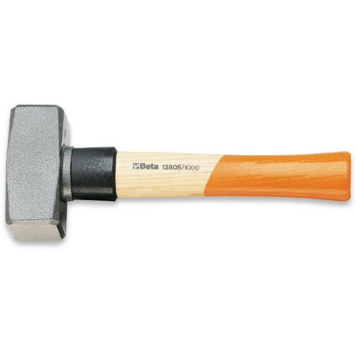 Beta 1380S Mason Club Hammers with Security Collars, Wooden Shafts