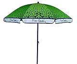 Pierre Cardin L.Tropic V. OMBREL. Poly Ø200 P.Acc, Ombrellone da Spiaggia, giradino, Outdoor, Fantasia Tropical Verde, 200x200, Acciaio, Taglia Unica