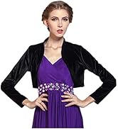 velvet shrug dresses
