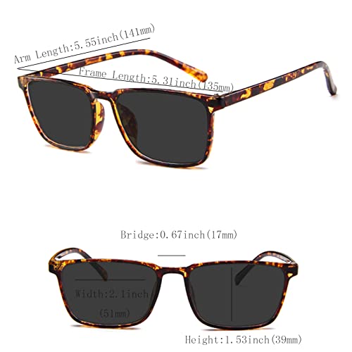 Image of oriopxic Driving Distance Glasses -4.00 Outdoor Polarized Nearsighted Sunglasses Cycling Shortsighted Myopia Glasses