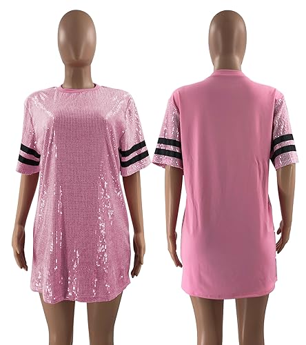Image of PORRCEY Juniors Short Sleeve Sequin Funny Dress Shirts