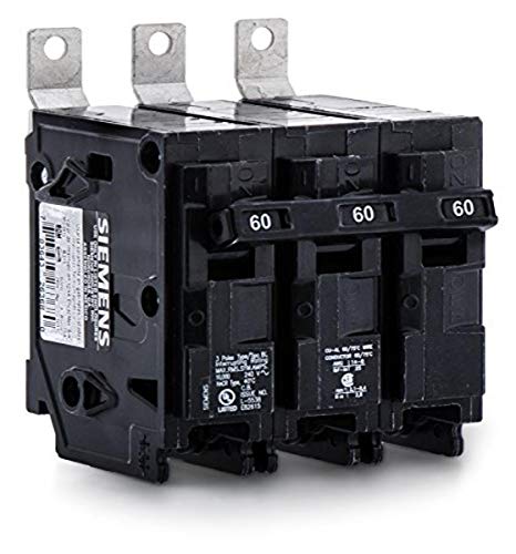 SIEMENS B360 60-Amp Three Pole 240-Volt 10KAIC Bolt in Breaker, COLOR