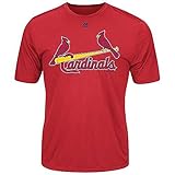 Majestic Men's Cool Base MLB Evolution Shirt St Louis Cardinals Medium