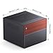 JONSBO N4 Black NAS Pc Case, Walnut Wood, 8-Drive Bay/6 * 3.5 