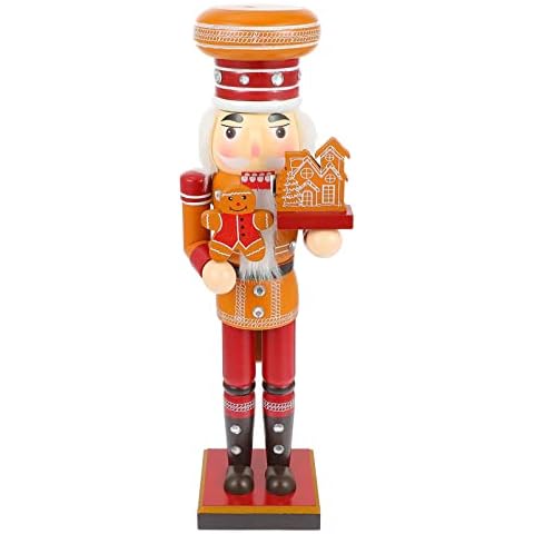 NUOBESTY Wooden Christmas Nutcracker Soldier Decoration Cover