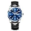 Black Leather Strap Blue Dial|g8411p