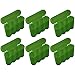EBC Battery 6 Green AA AAA Battery Plastic Holder Box Storage Cases