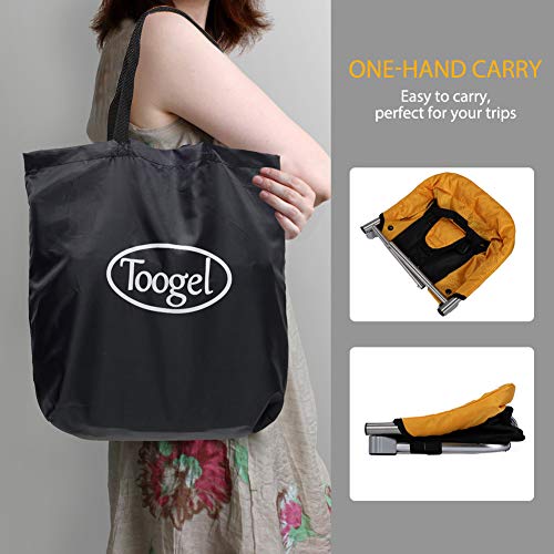 Folding Portable High Chair, Infant Activity Seat And Baby Feeding Seat For Home & Travel, Lightweight Toddler Highchair For Dining Table Yellow #TOP4