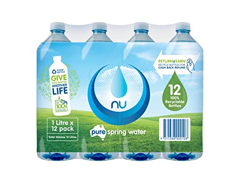 image for NU-PURE PTY LTD (18104) Nu-Pure Beverages Natural Spring Water, 100% R