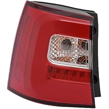 LED Tail Light Assembly for Kia Sorento 2013 2014 2015 Left Driver Side Rear Outer Tail Light Brake Light Stop Lamp Replacement Red Lens 92402-2P500 Left Driver Side