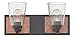 Hinkley Jackson Collection Transitional Two Light Bathroom Vanity Fixture, Buckeye Bronze