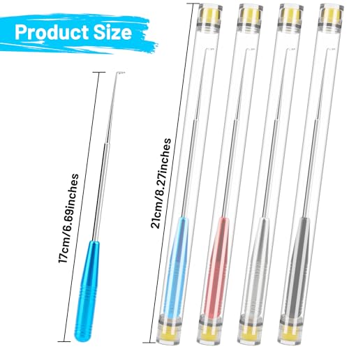 Omoojee Fish Hook Remover Tool, 4PCS Fishing Hook Quick Removal Device, Fishing Gear Security Equipment Kits for Adult, Hook Extractor Accessories Tools with Storage Tube - Thumbnail 2