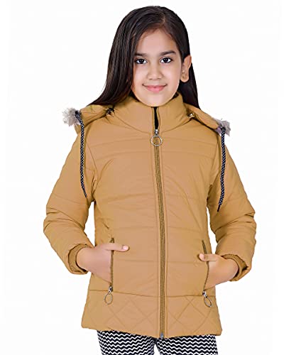 Image of Brazo Full Sleeve Solid Winter Wear Jacket for Girls