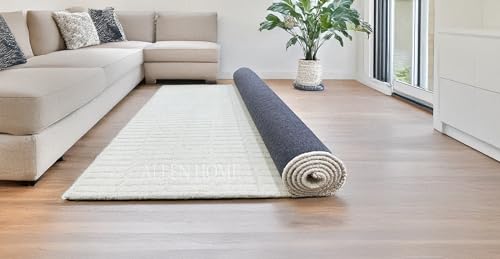 Tapete AH ALLEN HOME 6' x 9' de Lana Tufted miniatura 2