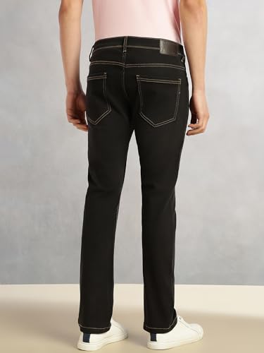 Image of Thomas Scott Men's | Cricket Club Collection | Mid-Rise | Straight Fit | No Fade | Stretchable Jeans