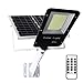 Solar Street Light Outdoor, 200W LED Flood Lights Lamp with Remote Control Timing High Brightness Dusk to Dawn Security Lighting for Yard, Garden, Gutter, Pathway, Basketball Court