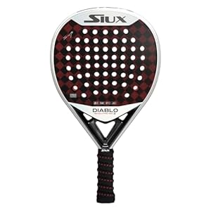 Siux Diablo Revolution Sanyo Pro 3 Racquet, Black/White