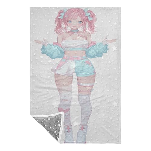 Jeté de lit doux pour filles idéal pour soirées canapé - 3