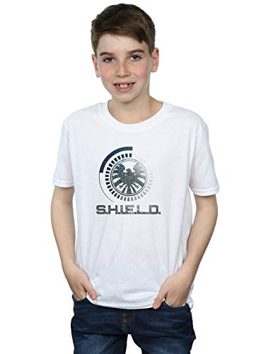 Marvel Boys Agents of Shield Circuits T-Shirt White 5-6 Years