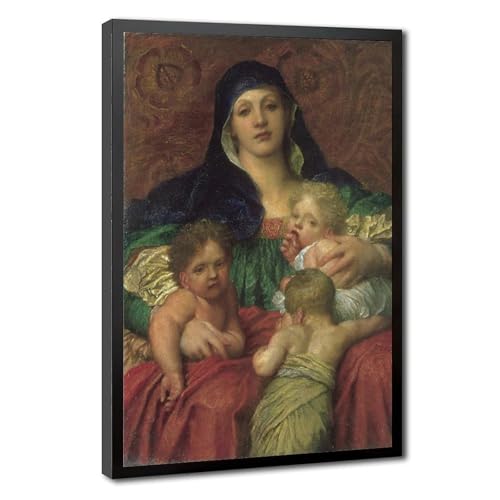 Toile WCYB Poster Charity George Watts cadre suspendu finition premium