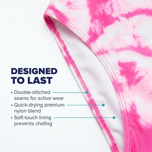 Image of Kanu Surf Girls' Beach Girl Sport Cut-Out One Piece Swimsuit