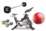  Pack Bicicleta IC1+Mancuernas+Barbell+Stability ball