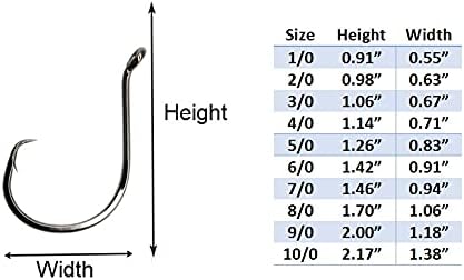 Angler's Grotto Heavy Octopus Circle Hook, Size 5/0, Silver, 25-Pack, photo 4 of 6