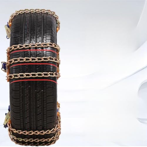 Chaînes de neige de voiture anti-skid double boucle serrage automatique