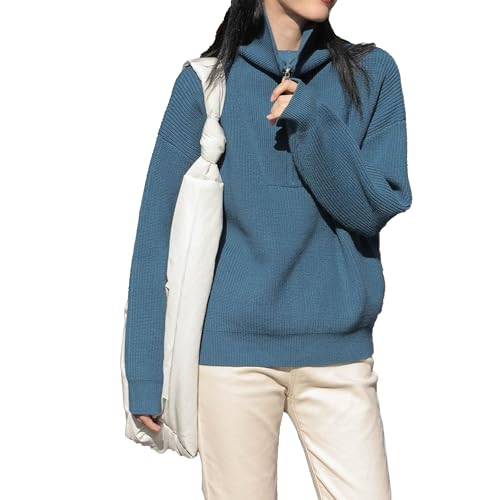 Pull oversize pour femmes en maille côtelée pour vos sorties d'automne