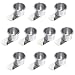 Lot of 10 Stainless Steel Slide Under Cup Holders by Brybelly
