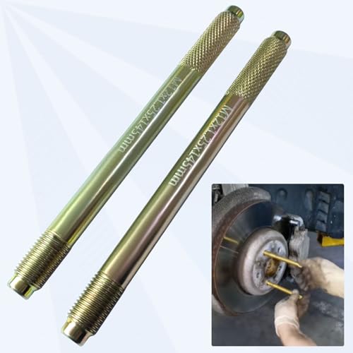ZKTOOL 10 Stück Auto-Radausrichtungsbolzen, M12*P1.25 M12*P1.5 M14*P1.25 M14*P1.5 M15*1.25 SST, Radpositionierungsstift, Radmontageführungswerkzeug, Radaufhängungs-Positionierungsbolzen