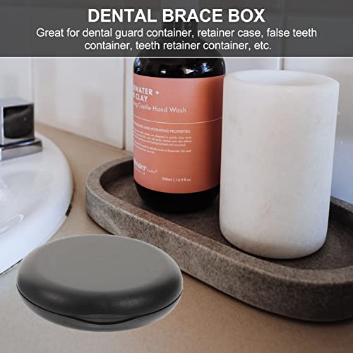 FRCOLOR Caixa Magnética Para Armazenamento De Dentaduras 2 Peças Recipiente Para Transporte De Denta