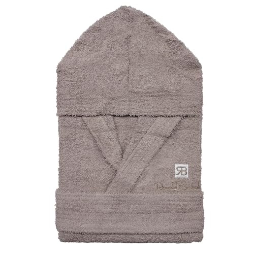 Nada Home Renato Balestra 7016 - Albornoz unisex de rizo de algodón, arena, XXXXL