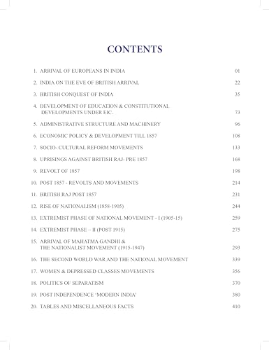 Image of Modern History for UPSC & State PSC Civil Services Examinations CSE (Prelims & Main Exams) with Visual Elements, Flow charts, Images | By IAS Sathi - S Chand's Exam Book English Edition 2024