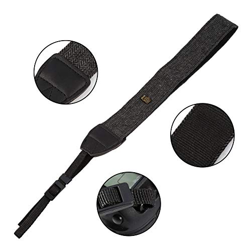 Alça de pescoço para câmera no ombro, alça ajustável antiderrapante para câmera Nikon SLR alça de câ
