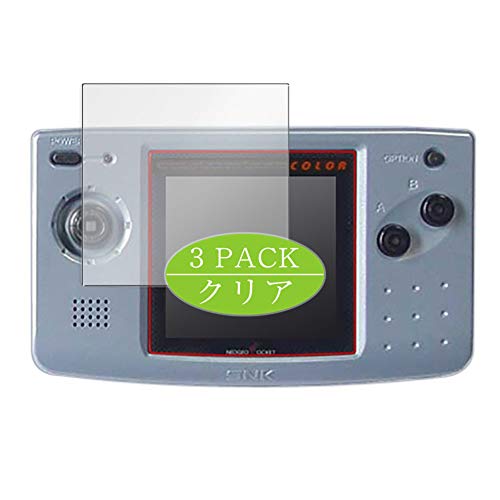 VacFun 3 Piezas HD Claro Protector de Pantalla para SNK Neo Geo Pocket Color NEOGEO, Screen Protector Sin Burbujas Pel�cula Protectora (Not Cristal Templado)