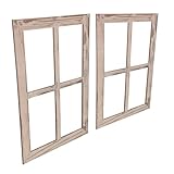 Funzione finestra simulata: Le cornici decorative da parete riproducono l'aspetto di vere finestre in legno, arricchendo l'ambiente con tocco di stile rustico e migliorando la regolazione di luce naturale e privacy in spazi come cucine o corridoi