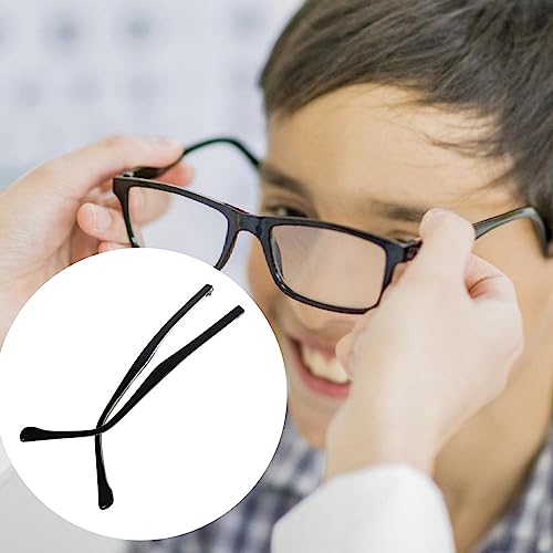 1 Pair of Universal Eyeglasses Replacement Arms, Black Plastic Temples for Eyeglasses Repair Kit, Eyewear Frame Retainers, Eyeglasses Arm Replacement, Compatible with Most Frames, Includes Screws - Thumbnail 3