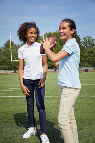 French Toast SA9432 Girls Puff Sleeve Double Button Polo thumb #5